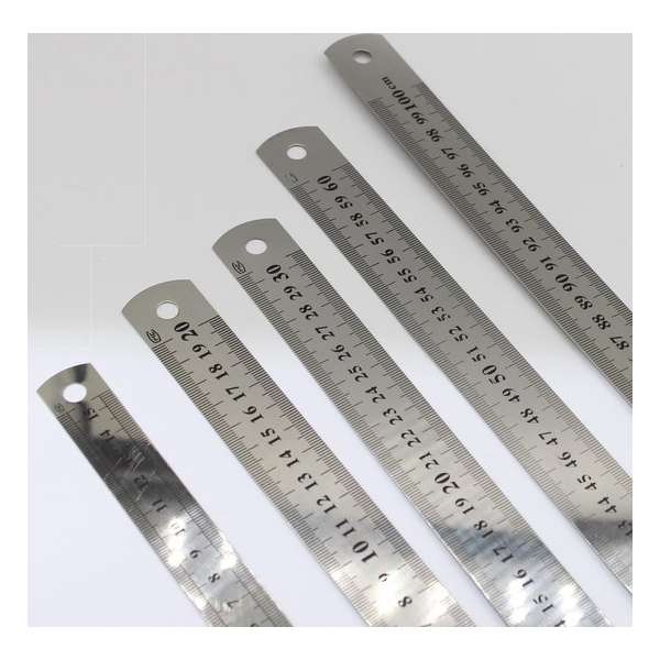 Set van 5 metalen latten (15cm + 20cm + 30cm + 60cm + 100cm) Set van 5 metalen latten (15cm + 20cm + 30cm + 60cm + 100cm)