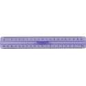 Liniaal met handvat Kunststof 20 cm set van 10 stuks - A040157