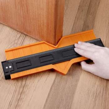 Schuifmaat Winkelhaak 25cm | Contourleer, duplikator, hout, markeringsgereedschap, laminaattegels algemeen Zoll rood