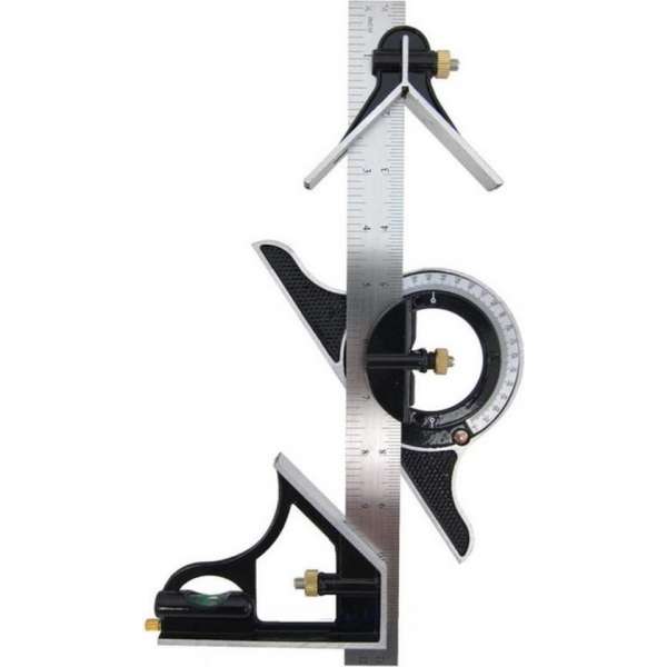 Combinatiehaak / zwaaihaak of winkelhaak 300 mm - multitool Combinatiehaak / zwaaihaak of winkelhaak 300 mm - multitool