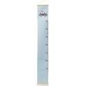 Kinder Meetlat Auto - Blauw - Hout / Stof - 103 x 145 x 2 cm