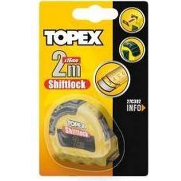 TOPEX Rolmaat 2 m. Shift - Lock TOPEX Rolmaat 2 m. Shift - Lock