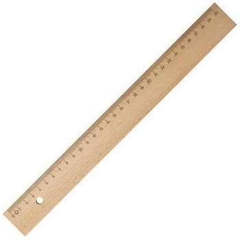 Linialen BEUKEN 30 cm 10 stuks