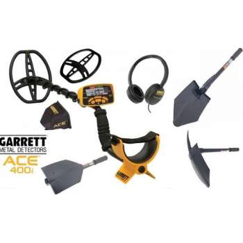 Garrett Ace 400I metaal detector met Detectorandus schep