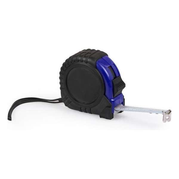 Meetlint - rolmaat 5 m - meter - rolbandmaat - meetgereedschap - blauw