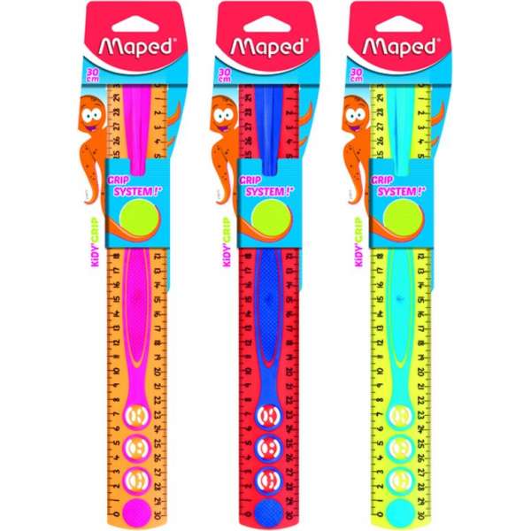 Liniaal maped kidygrip 30 cm Liniaal maped kidygrip 30 cm