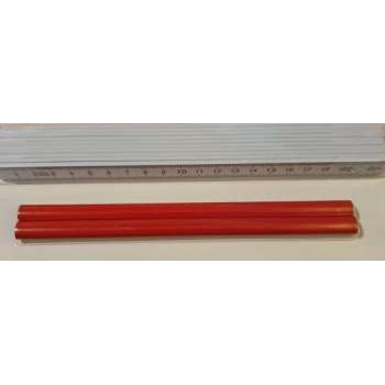 Duimstok - Opvouwbare Liniaal - 2 meter  + 2 Timmermanspotloden
