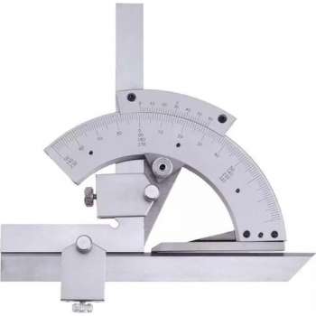 Hoekmeter - Precisie hoekmeter - 0-320 graden - Universele hoekmeter - Gradenmeter - Schuine hoekmeter - Roestvrij staal
