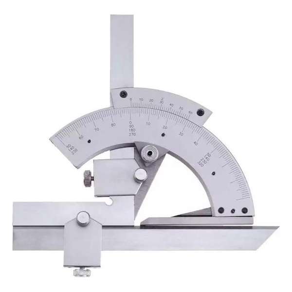 Hoekmeter - Precisie hoekmeter - 0-320 graden - Universele hoekmeter - Gradenmeter - Schuine hoekmeter - Roestvrij staal Hoekmeter - Precisie hoekmeter - 0-320 graden - Universele hoekmeter - Gradenmeter - Schuine hoekmeter - Roestvrij staal