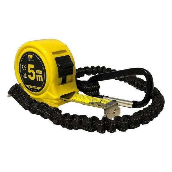 Robuuste Rolbandmaat met Elastisch Anti-Shock-Koord - 5 Meter Robuuste Rolbandmaat met Elastisch Anti-Shock-Koord - 5 Meter