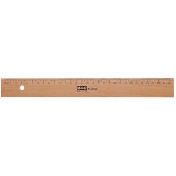 28x M+R liniaal uit hout 30cm