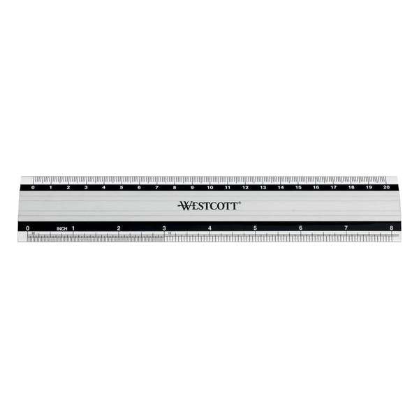 36x Westcott metalen liniaal 20cm 36x Westcott metalen liniaal 20cm