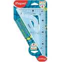 Maped winkelhaak onbreekbaar 21 cm 60° geassorteerde kleuren: blauw en groen