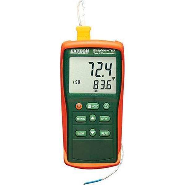 EXTECH EA11A: EasyView™ Type K Single Input Thermometer EXTECH EA11A: EasyView™ Type K Single Input Thermometer