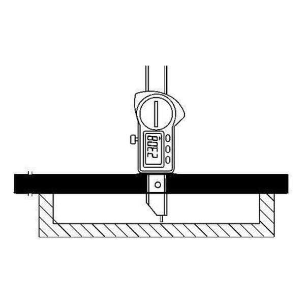 Meetbrug voor diepteschuifmaat DIGI-MET® 200mm PREISSER