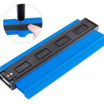 Schuifmaat Winkelhaak 25cm Blauw | Contourleer, duplikator, hout, markeringsgereedschap, laminaattegels algemeen Zoll