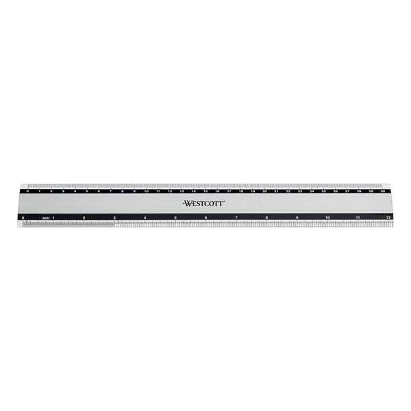 24x Westcott metalen liniaal 30cm 24x Westcott metalen liniaal 30cm