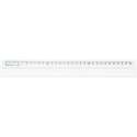 Liniaal Aristo 30cm glas- - helder plexiglas