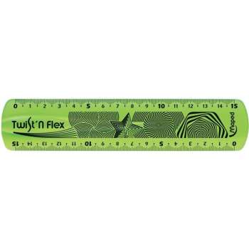 32x Maped liniaal Twist'n Flex, 15cm