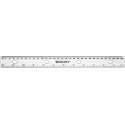 Liniaal Westcott plastic 30cm - met ordner gaten