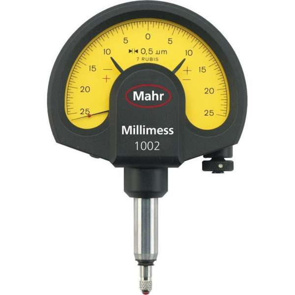 Precisiemeetklok millim. 0,01 mm, waterd. MAHR Precisiemeetklok millim. 0,01 mm, waterd. MAHR