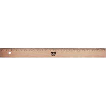 26x M+R liniaal uit hout 40cm