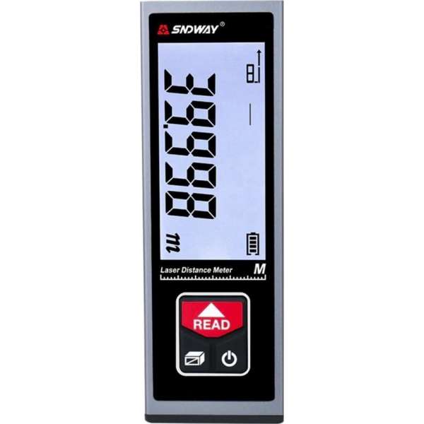 SNDWAY® SW-B40 Digitale Afstandsmeter LCD Met 5 Functies Maximaal 40 Meter SNDWAY® SW-B40 Digitale Afstandsmeter LCD Met 5 Functies Maximaal 40 Meter