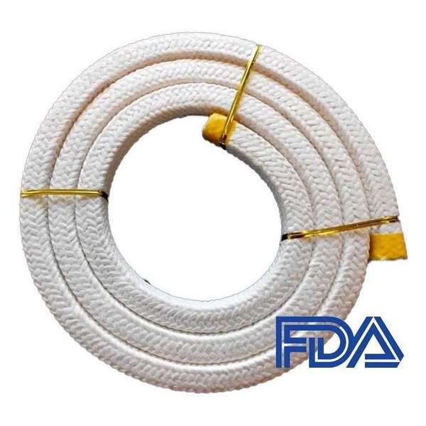 Stopbuspakking - Vetkoord - PTFE - 16 x 16mm - (2m) - FDA Stopbuspakking - Vetkoord - PTFE - 16 x 16mm - (2m) - FDA
