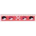 liniaal piraten jongens 15 cm rood