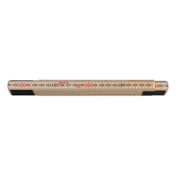 Sola HC 2/10 Duimstok - hout - blank - 2m Sola HC 2/10 Duimstok - hout - blank - 2m