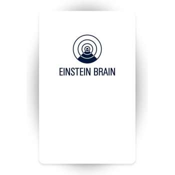 Einstein Brain 5G EMF Anti Straling Bescherming Kaart White - Maat One size