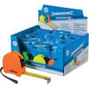 Silverline Felgekleurde Ergonomische Rolmaat - 8 meter x 25 mm. - 18 stuks