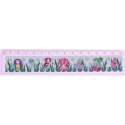liniaal zeemeermin meisjes 15 cm paars