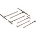 Silverline Telescopische meter Set 8 t/m 150 mm. - 6 Delig