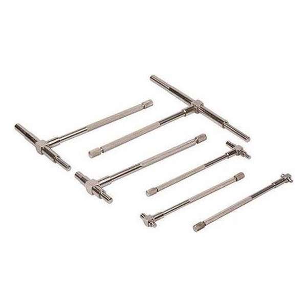 Silverline Telescopische meter Set 8 t/m 150 mm. - 6 Delig Silverline Telescopische meter Set 8 t/m 150 mm. - 6 Delig