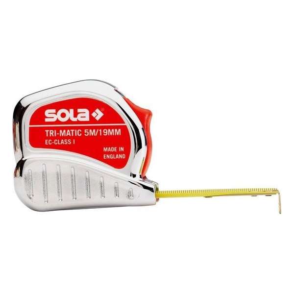 Sola Tri-Matic TM 3 m Rolmaat - 3m x 13mm Sola Tri-Matic TM 3 m Rolmaat - 3m x 13mm