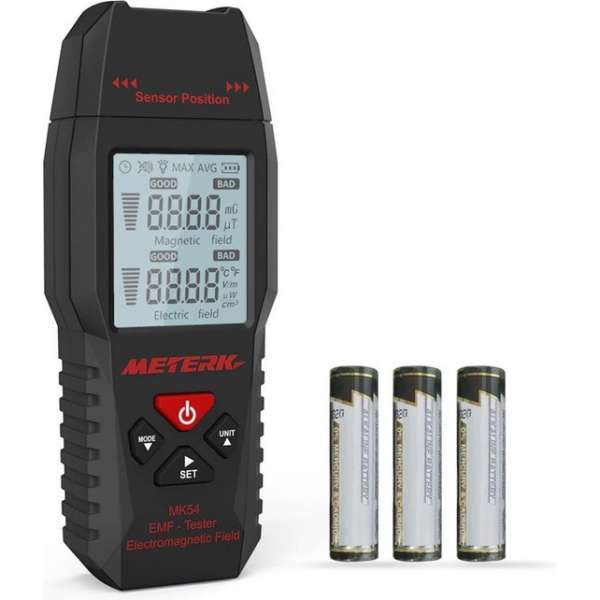 Loft Home® Elektrische straal meter | Meter | Elektromagnetisch | Draagbaar | Tester | Straling Loft Home® Elektrische straal meter | Meter | Elektromagnetisch | Draagbaar | Tester | Straling