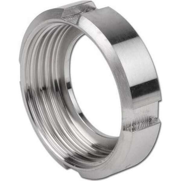 Wartel DIN 11864 - DN 100 - RD 130 x 1/4 draad - Zuivelkoppeling - RVS 304 Wartel DIN 11864 - DN 100 - RD 130 x 1/4 draad - Zuivelkoppeling - RVS 304