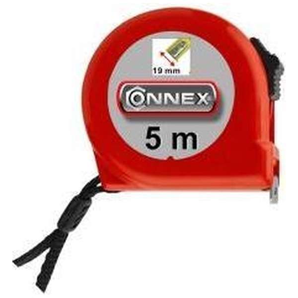 Connex COXT701195 ABS Rolmeter 19mm 5m Connex COXT701195 ABS Rolmeter 19mm 5m