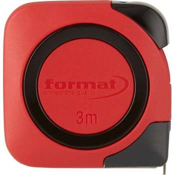 Rolbandmaat Staal 2 mx13mm wit FORMAT