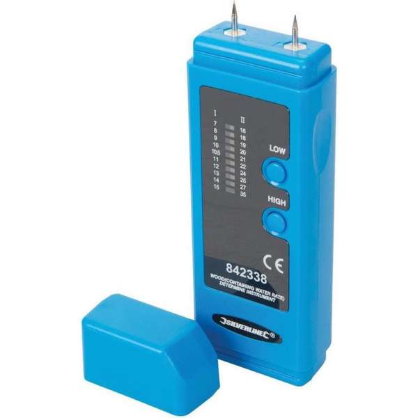 Silverline Hout vochtigheidsmeter Silverline Hout vochtigheidsmeter