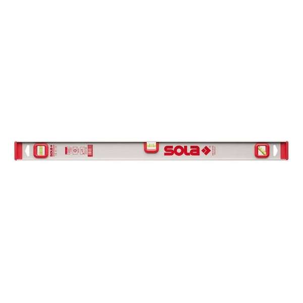 SOLA Alu-waterpas I-profiel ID60 60cm 3 libellen 1,00mm/m 1 lib. 360gr SOLA Alu-waterpas I-profiel ID60 60cm 3 libellen 1,00mm/m 1 lib. 360gr