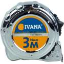 Ivana rolbandmaat met stalen band 3 meter 16 mm breed