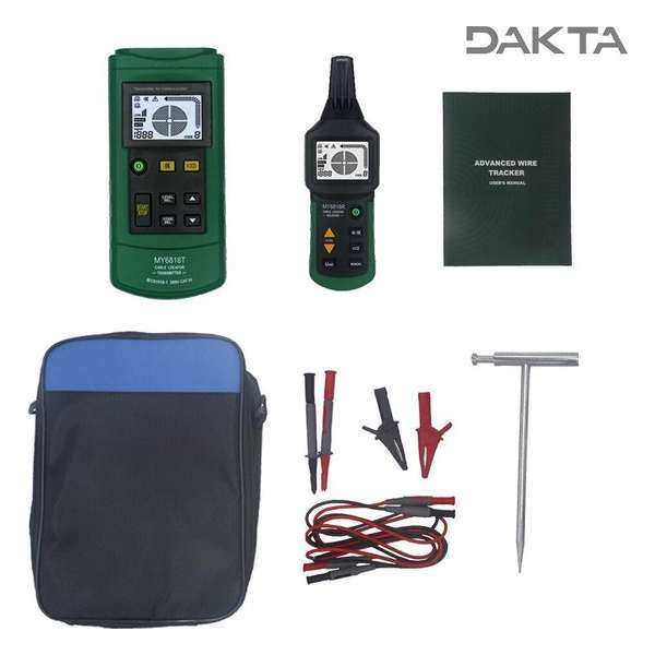 Dakta® Netwerk Kabel Tester en Tracker | 12-400V | LCD Display | Kabelzoeker Dakta® Netwerk Kabel Tester en Tracker | 12-400V | LCD Display | Kabelzoeker