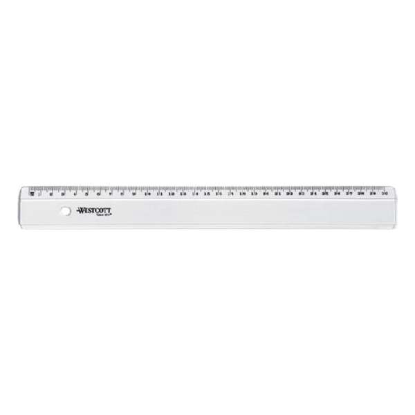 Liniaal westcott basic kunststof 30 cm Liniaal westcott basic kunststof 30 cm