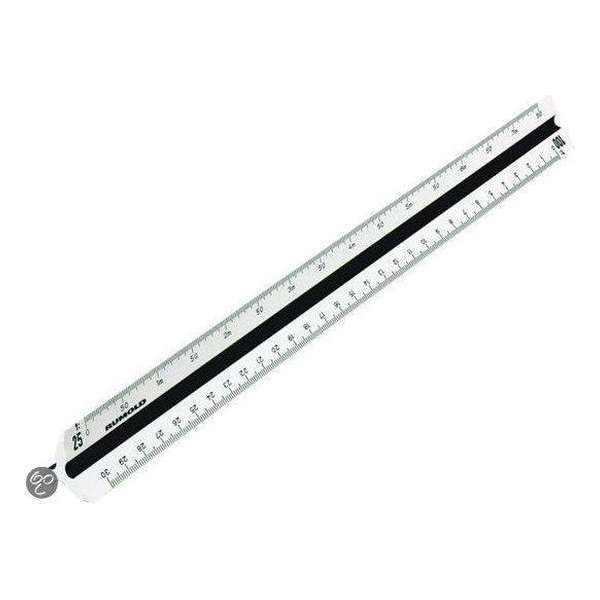 Rumold Schaalstok 3-kantig 150/30 6 30cm Rumold Schaalstok 3-kantig 150/30 6 30cm