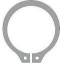 Borgveer - Circlip - Seegerring - DIN 471 - 34mm (per 100 stuks)