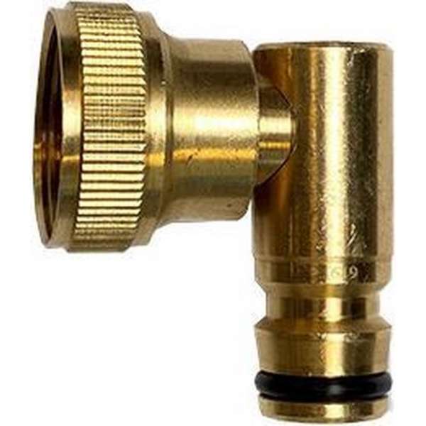Haakse adapter met Gardena aansluiting - 3/4 binnendraad Haakse adapter met Gardena aansluiting - 3/4 binnendraad