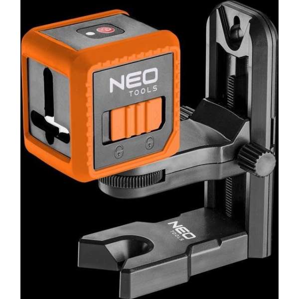 NEO kruis laser, magnetische houder, 10m automatische uitlijning NEO kruis laser, magnetische houder, 10m automatische uitlijning