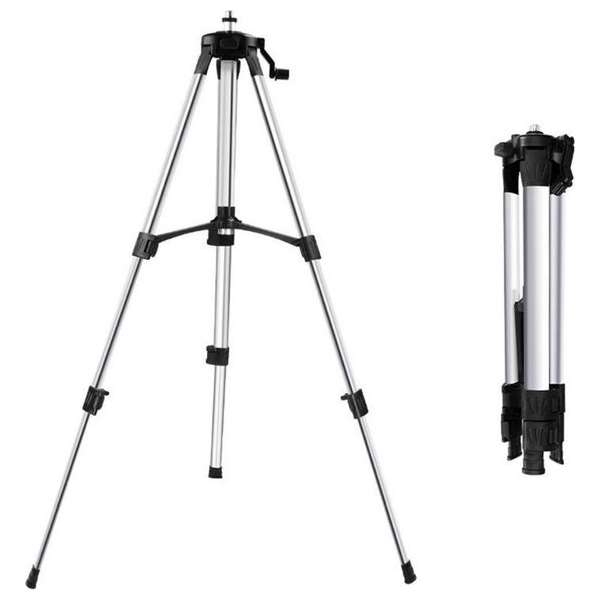 Dakta® Laserstatief | 1.2 M | Laserliner | Kruislijnlaser | Waterpas | Bouwlaser | Aluminium | Zilver Dakta® Laserstatief | 1.2 M | Laserliner | Kruislijnlaser | Waterpas | Bouwlaser | Aluminium | Zilver